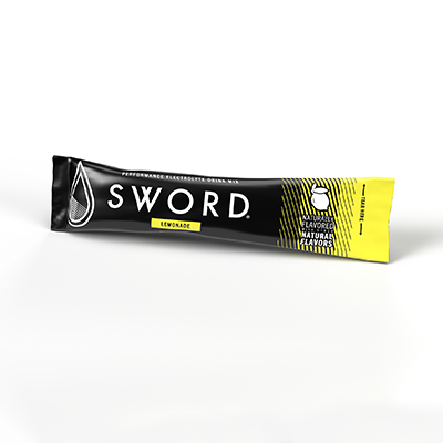 Sword Electrolyte Powder – 50 Pack Single Serve Sachets 13 Sword lemon