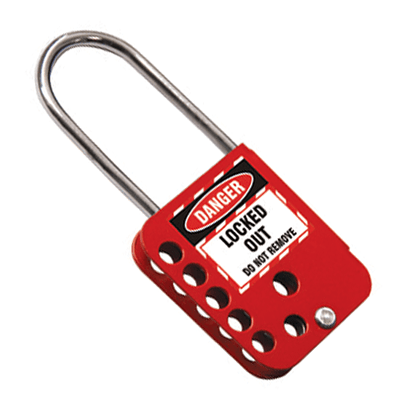 Stainless Steel Tamper Proof Lockout Hasp – 7 Hole