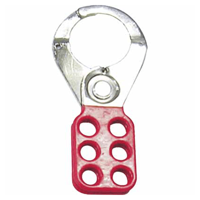 Vinyl Coated Lockout Hasp 10 UL421 Vinyl Coated Hasp 38mm Web 1