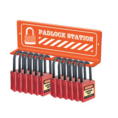 Wall Mounted Padlock Station 2 UL601 Mini Padlock Station 12 Locks Web 1