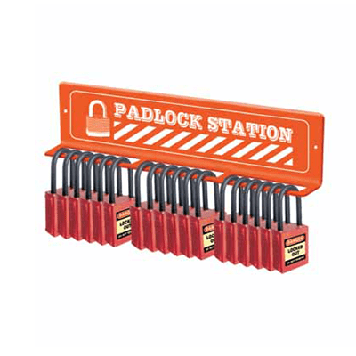 Wall Mounted Padlock Station 3 UL602 Mini Padlock Station 18 Locks Web 1