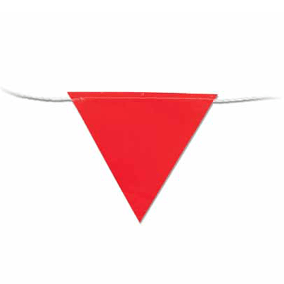 Flag Bunting - 30M 6 BUNT R Flag Bunting Red Web 1