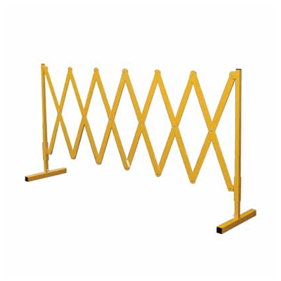 Metal Expanding Barrier - 3.2M 3 EB32 Y Expanding Barrier Yellow 3.2m Web 1 min