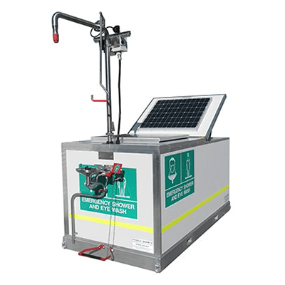 Mobile Safety Shower & Eyewash – Solar Powered