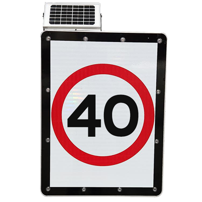 Led Solar Safety Speed Sign 4 MAX STS04