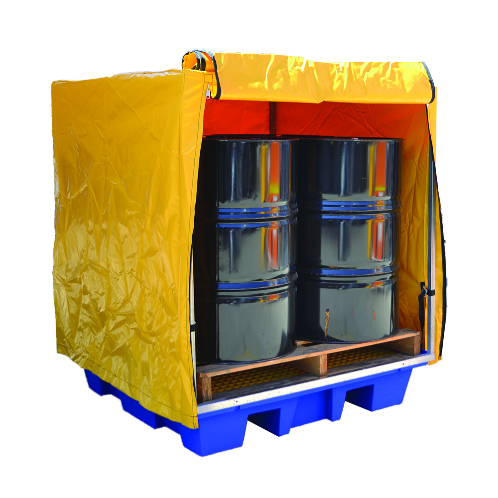 PVC Cover and Galvanised Frame To Suit Bunded Pallet