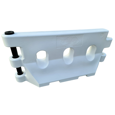 Water Filled Barriers - 1800 2 Water Filled Barriers – 1800 White