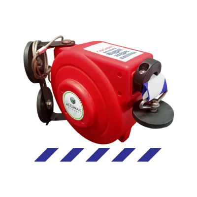 9M Retractable Safety Reel - Magnetic Mount 4 9m reel mm bw