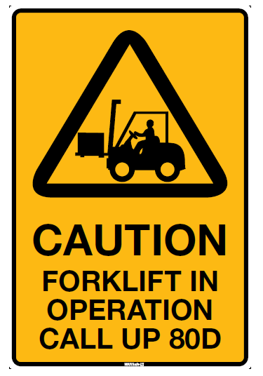 FORKLIFT IN OPERATION