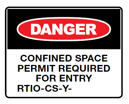Confined Space Permit Required