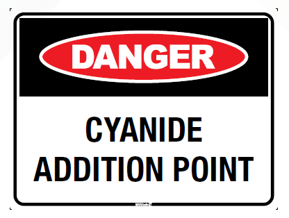 Cyanide Addition Point
