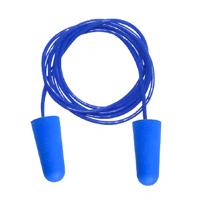 GUARDIA Disposable Corded Foam Earplugs, 26dB Class 5, Box / 100pr
