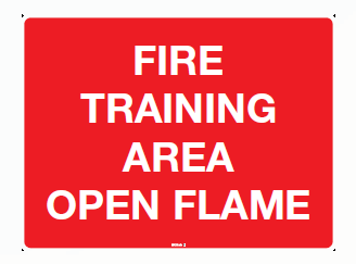 Fire Training Area Open Flame