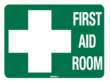 First Aid Room Notice