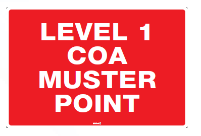 Level 1 COA Muster Point