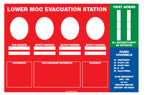 Lower MOC Evacuation Station
