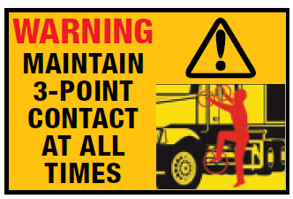 Maintain 3-point Contact