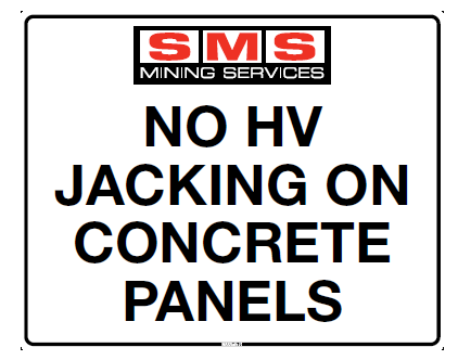 No Hv Jacking On Concrete Panels