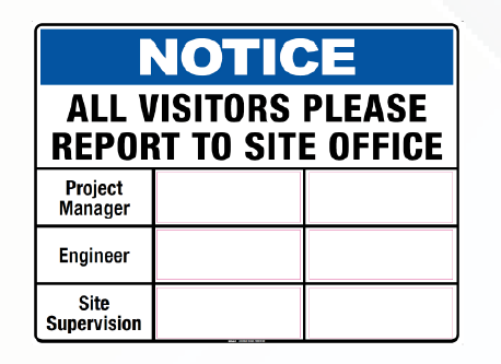 Visitors Notice
